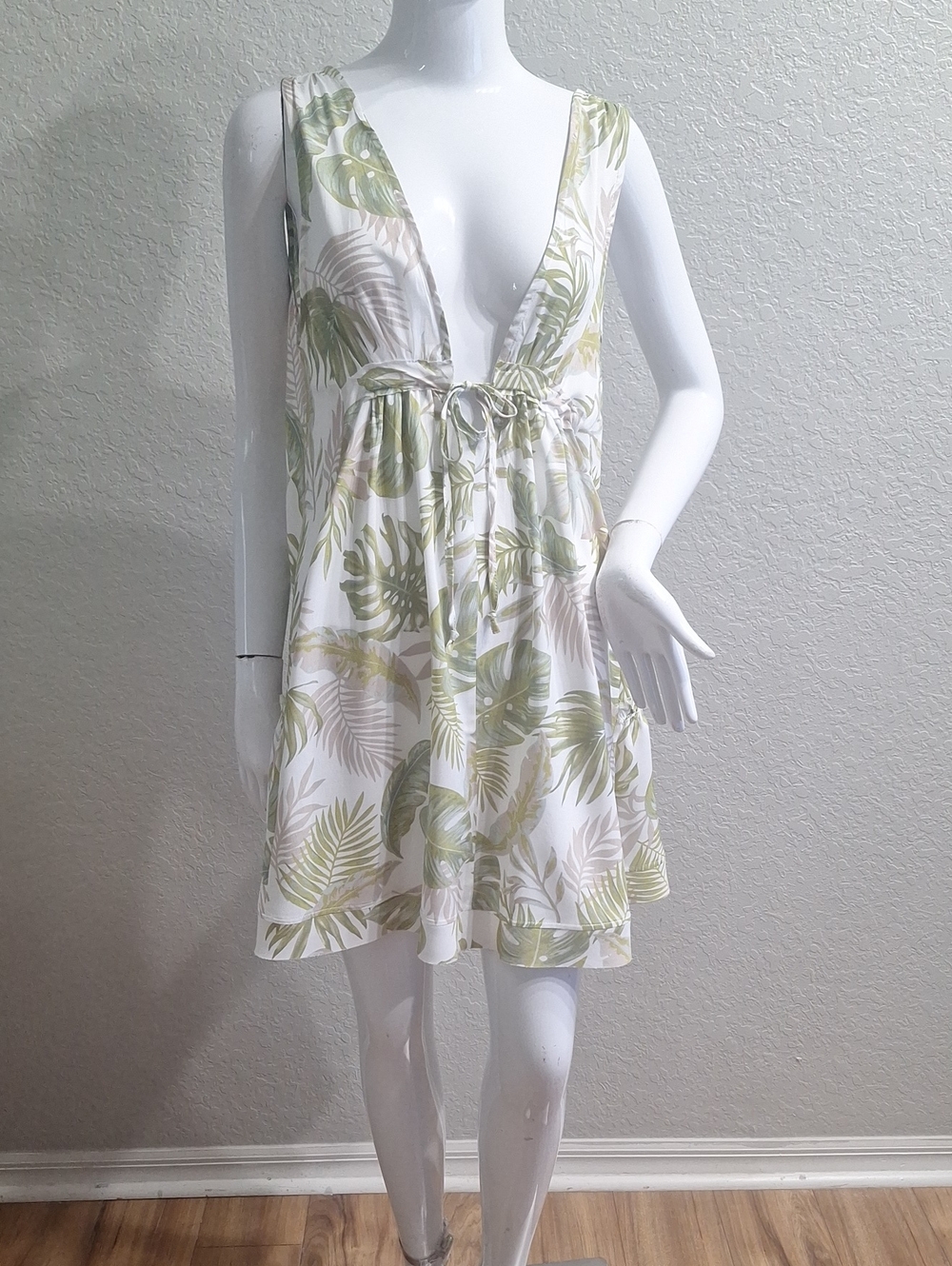 Ocean Drive Swing Dress Tropical Print